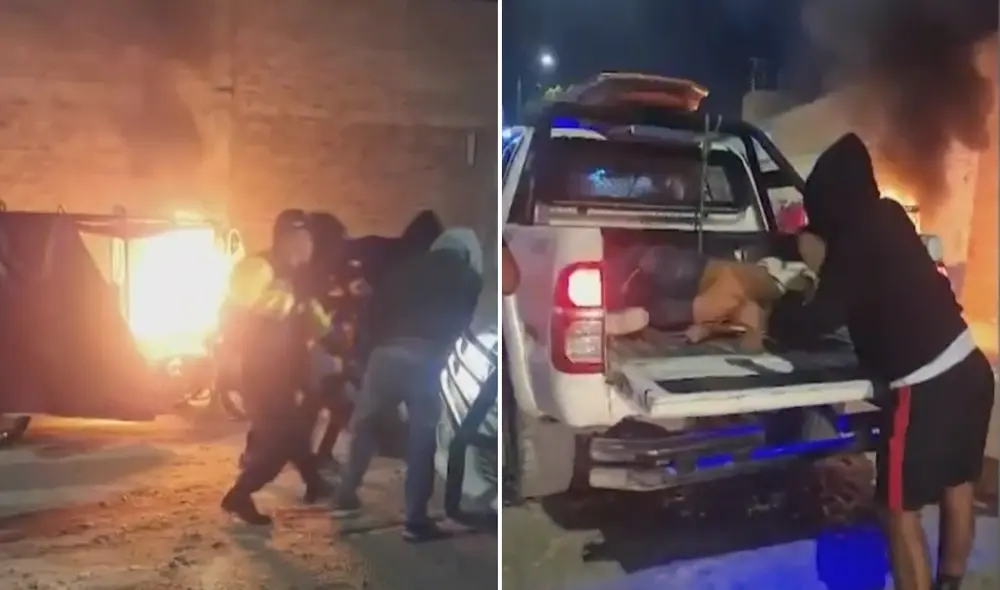 Vecinos toman justicia por sus propias manos en Sullana. Foto: captura