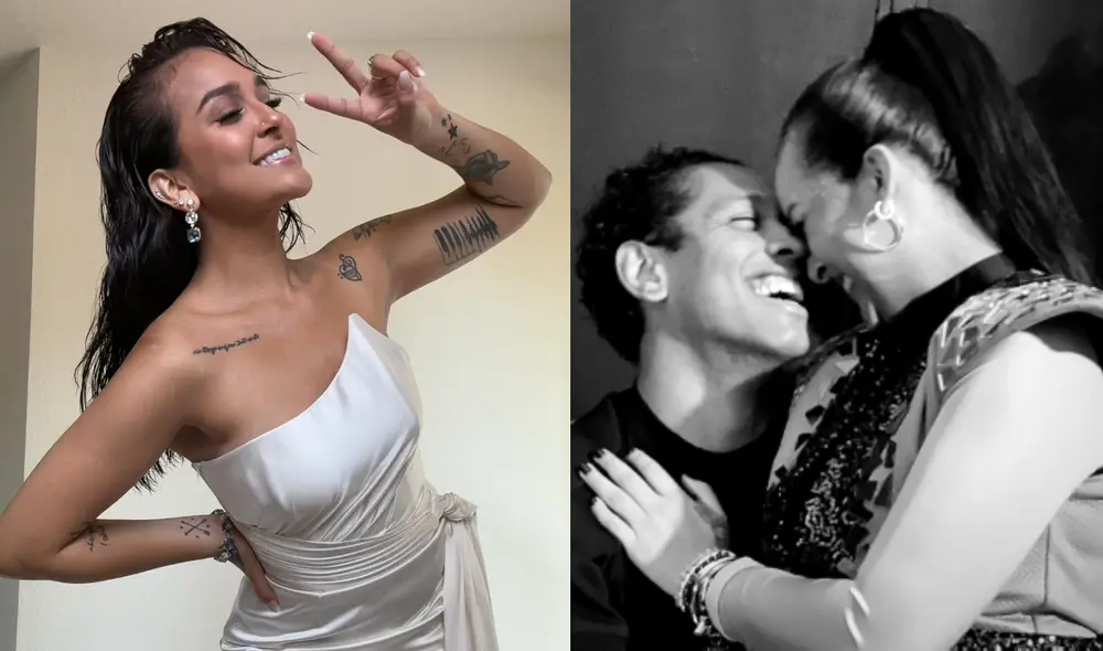 Daniela Darcourt derrocha amor en redes sociales. Foto: composición LR/Instagram/Brunella Horna