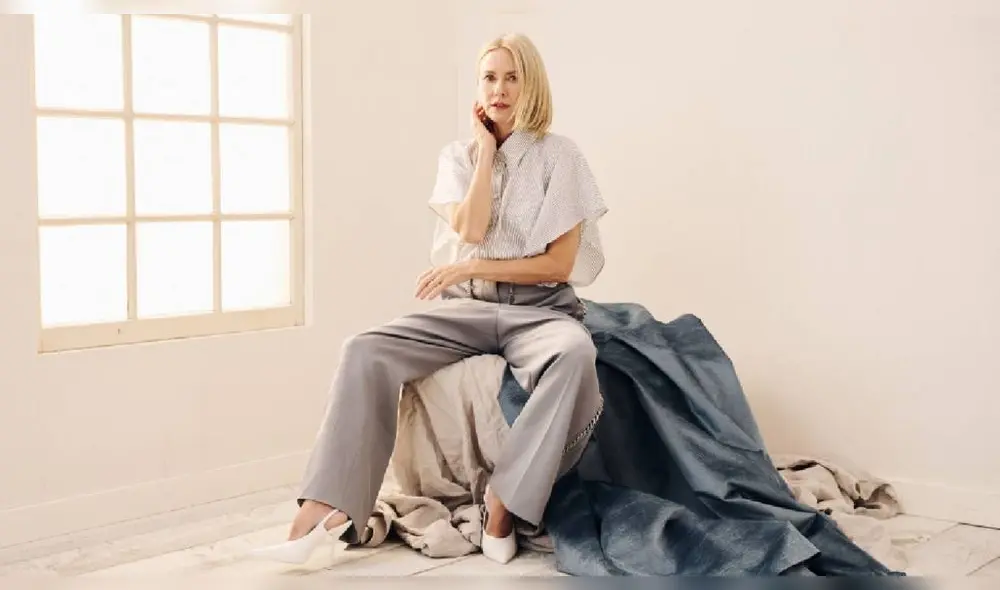 Naomi Watts. La actriz de 55 años, vive una de sus mejores etapas profesionales y personales. Foto: AFP