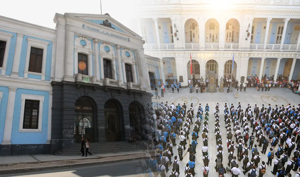 Actualmente, la sede de este antiguo colegio de Lima se encuentra en la avenida Alfonso Ugarte. Foto: composición LR/Agencia Andina