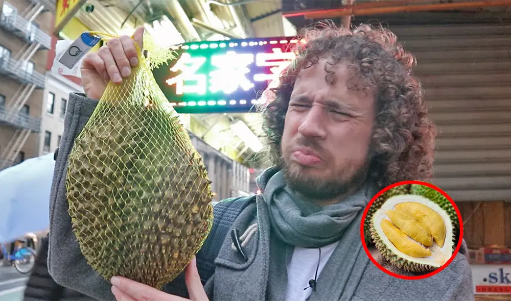 La fruta más fea del mundo tiene su origen en Asia. Foto: composición LR/Luisito Comunica/YouTube