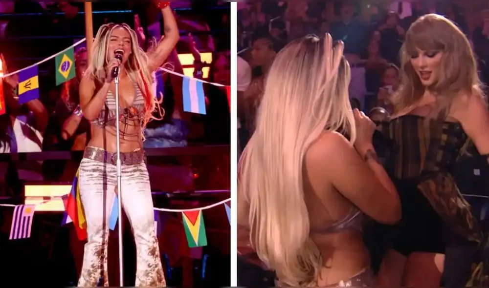 Karol G hace bailar a Taylor Swift, Camila Cabello y Sabrina Carpenter. Foto: composición LR/ Billboards Karol G hace bailar a Taylor Swift, Camila Cabello y Sabrina Carpenter. Foto: composición LR/ Billboards