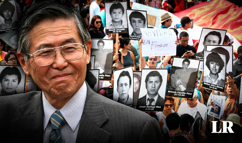 Familias afectadas se pronuncia tras la muerte de Alberto Fujimori. Foto: composición LR