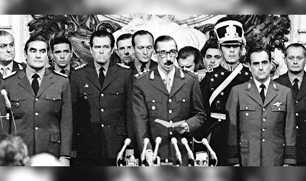 Videla derrocó a Isabel Perón en 1976 e inició la dictadura donde desaparecieron miles de argentinos. Fuente: AFP