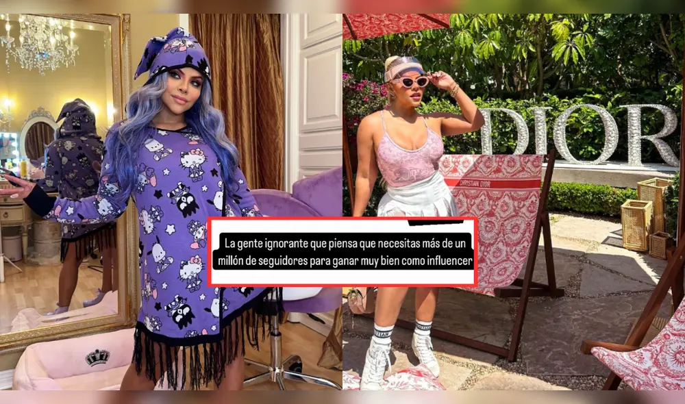 La hija de 'Chibolín' respondió contundentemente a los comentarios de sus detractores. Foto: Composición LR / Instagram / TikTok