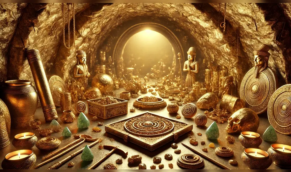 El taller de jade y oro descubierto es el más antiguo encontrado en Sanxingdui, proporcionando nueva información sobre las técnicas de producción de hace más de 3.000 años. Foto: IA ChatGPT