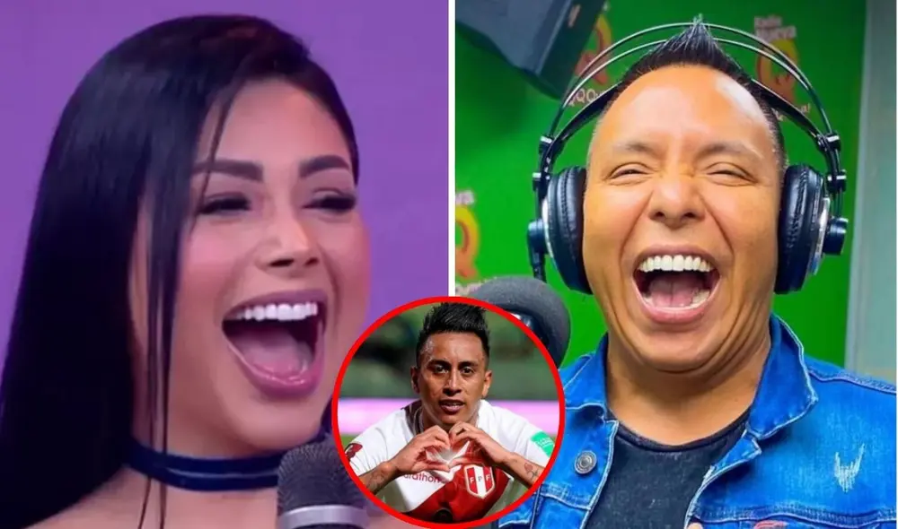 Edwin Sierra trolea a Pamela Franco con Christian Cueva. Foto: composición LR