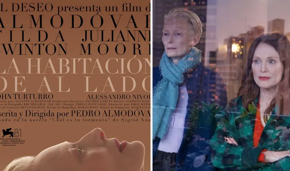 'La habitación de al lado': la película ganó un León de oro en el Festival de Venecia. Foto: composición LR/ Vogue