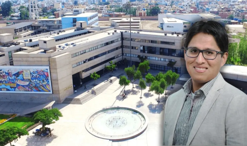 El sanmarquino, Jack Martínez, estudió becado en Estados Unidos. Foto: composición LR/ Hamilton College/UNMSM