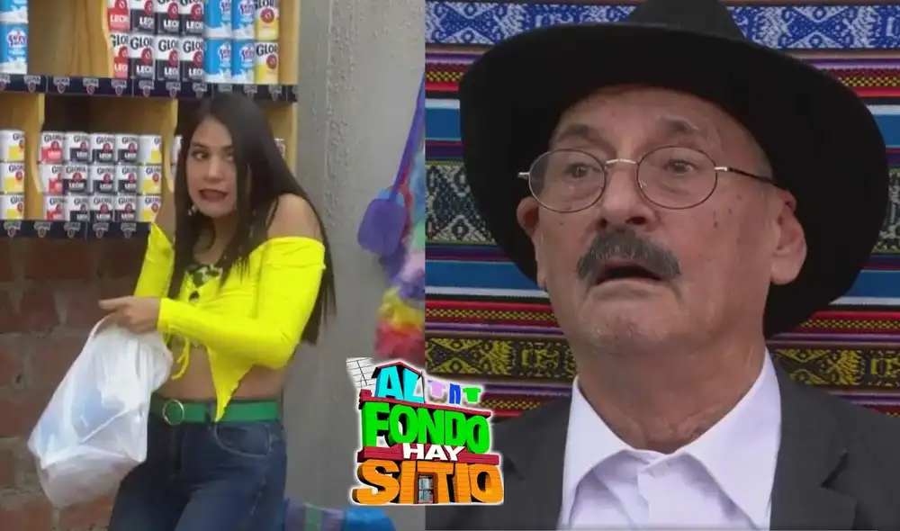 'Al fondo hay sitio': Juanita le roba a Don Gilberto. Foto: composición LR/ América TV