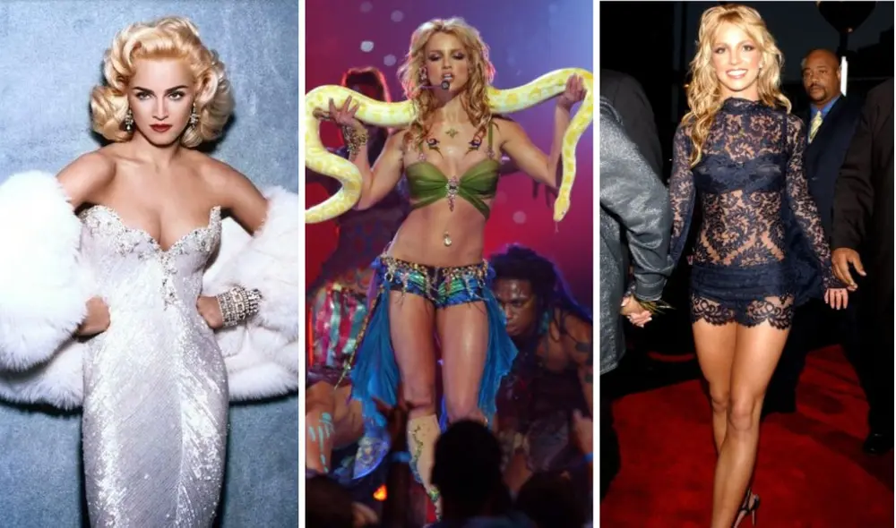 Hubo varias referencias al legado y estilo de Britney Spears y Madonna en los MTV Video Music Awards 2024. Foto: composición LR
