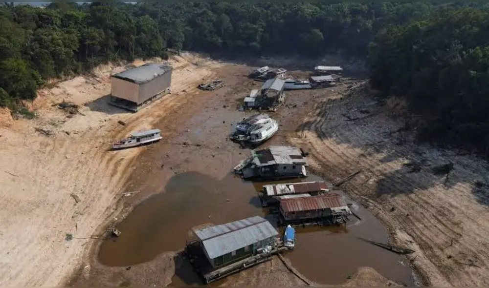 El río Amazonas estaría al punto de llegar a su punto más crítico de sequías. Foto: Difusión