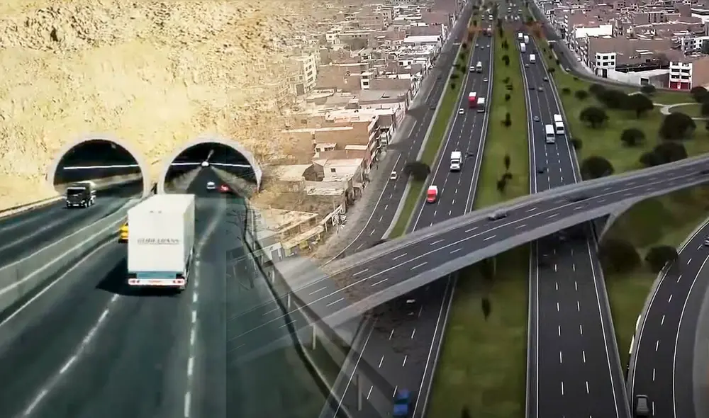 El Anillo Vial Periférico cruzará la loma de Mangomarca hasta la av. Ramiro Prialé. Foto: composición de Gerson Cardoso/La República El Anillo Vial Periférico cruzará la loma de Mangomarca hasta la av. Ramiro Prialé. Foto: composición de Gerson Cardoso/La República