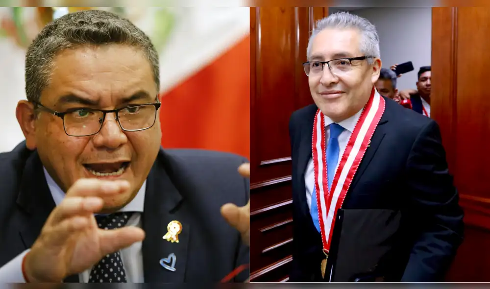 Santiváñez señaló que la Policía está jugando un partido con 'alguien que nos está metiendo goles'. | Composición: Carlos Contreras / La República. Santiváñez señaló que la Policía está jugando un partido con 'alguien que nos está metiendo goles'. | Composición: Carlos Contreras / La República.