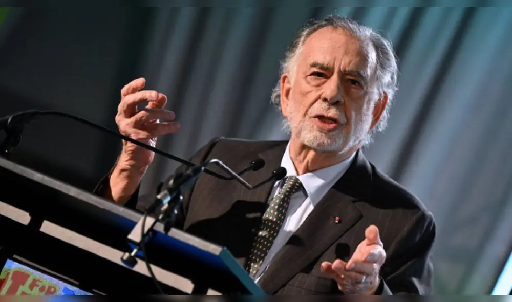 Francis Ford Coppola. Director decidió responder al polémico discurso que dio Trump, durante su discurso el martes. Foto: AFP