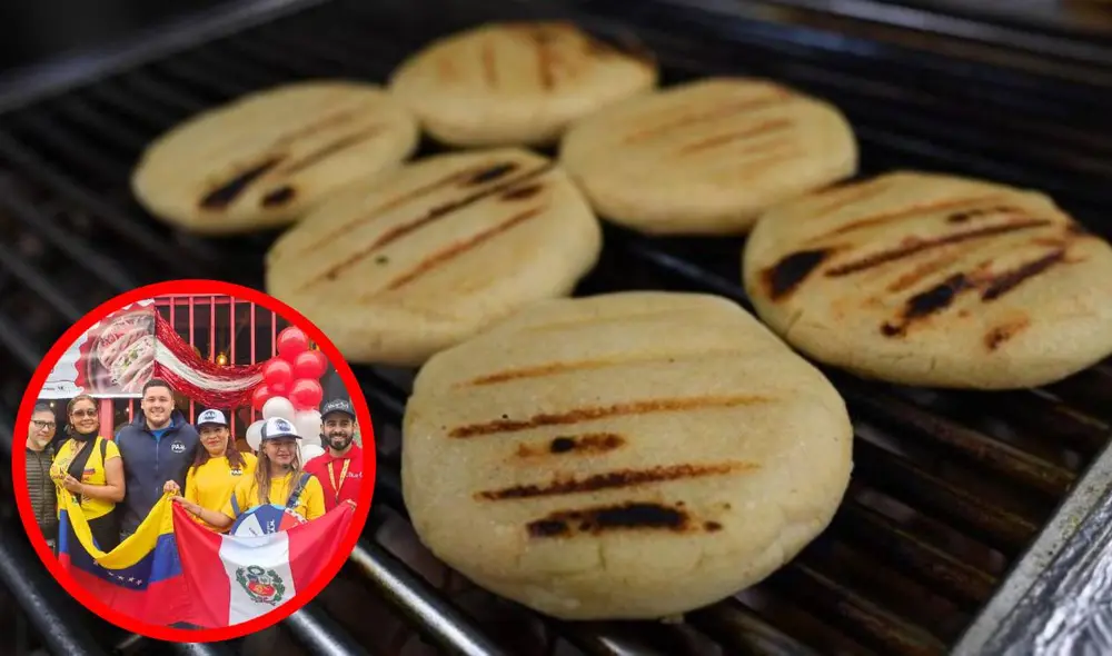 El también llamado "arepazo" se está convirtiendo en una celebración característica en Perú en el mes de septiembre. Foto: composiciónLR/AFP/María José Vargas
