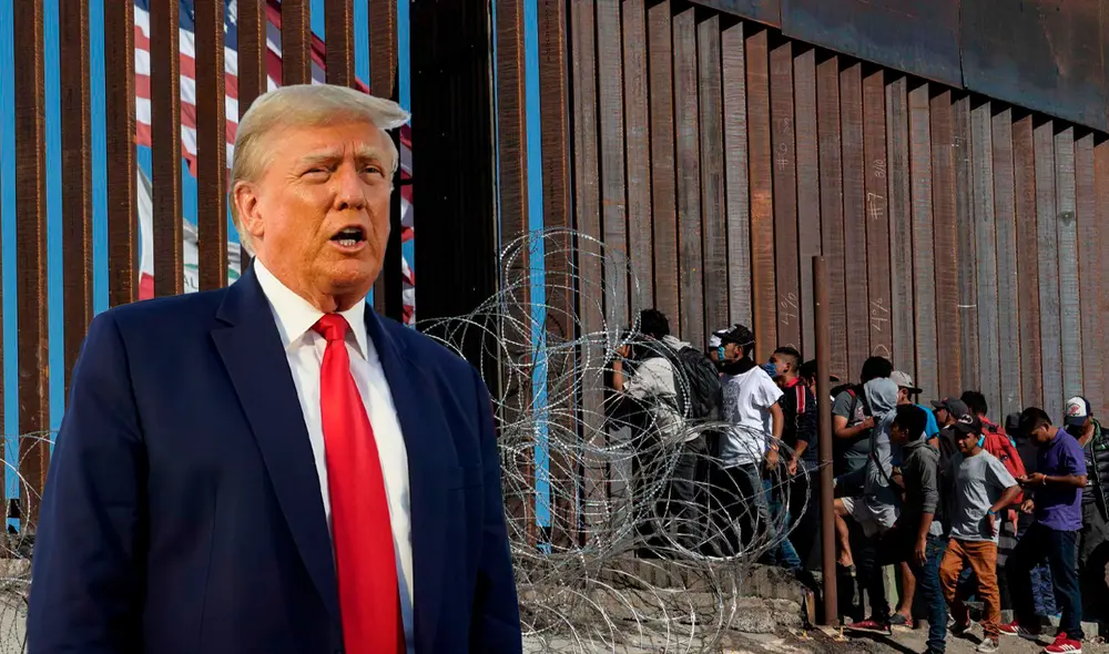 Donald Trump tiene una serie de propuestas para los inmigrantes en caso gane las elecciones en EE. UU. Foto: Composición LR