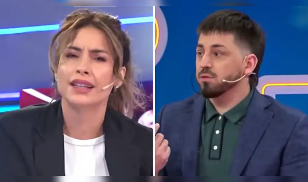 Milett Figueroa tiene un tenso intercambio de palabras con conductor argentino que quiso minimizarla. Foto: Composición LR / Captura América
