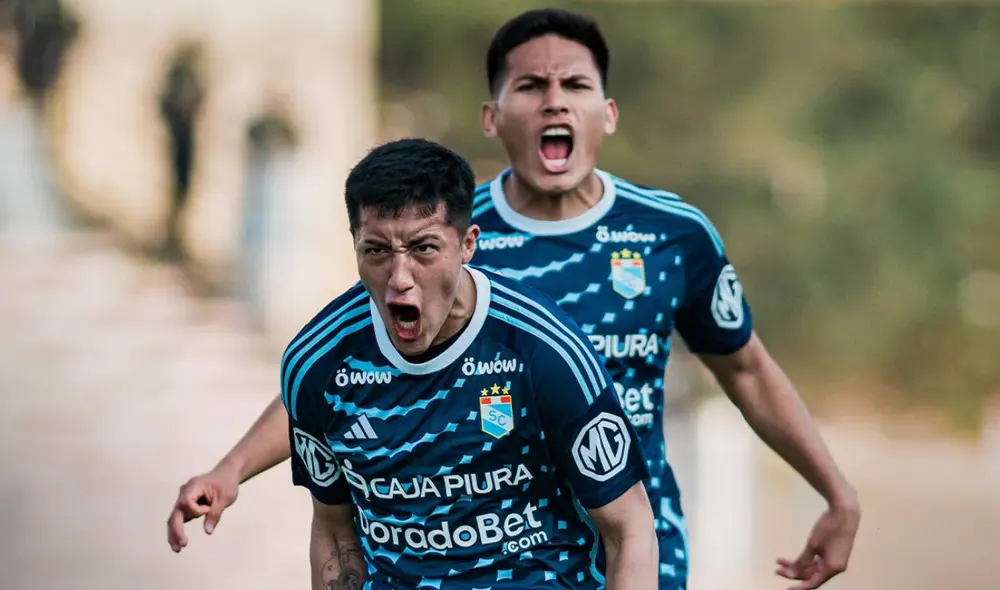 Jostin Alarcon e Irven Ávila le dieron la victoria a Sporting Cristal ante Sport Huancayo. Foto: Sporting Cristal