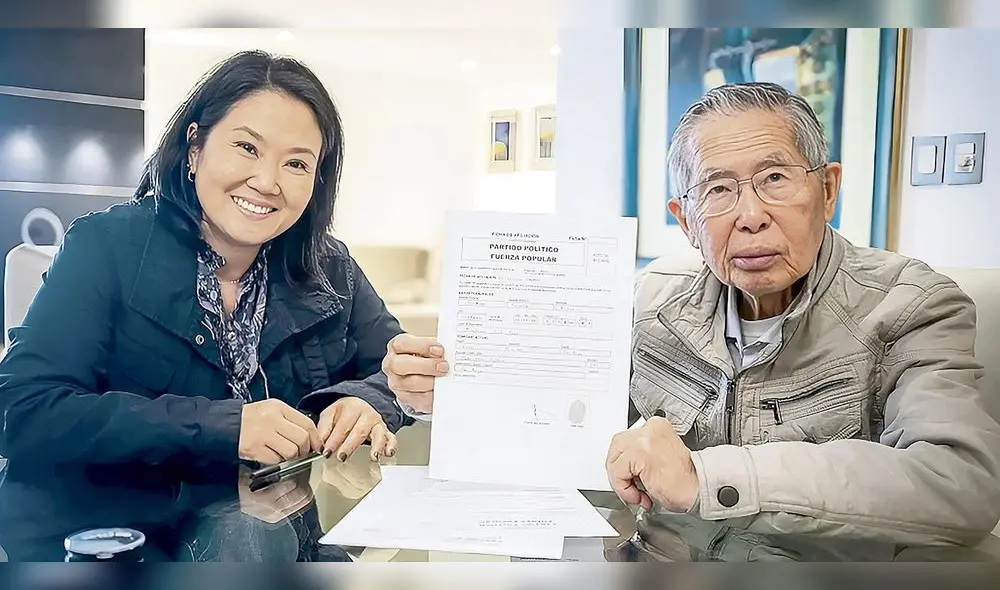 ¿Era necesario?  Alberto Fujimori no  gozaba de buena  salud, según sus  partidarios. Pero  en julio de este  año, su hija Keiko  Fujimori anunció  que sería el  candidato de FP.
