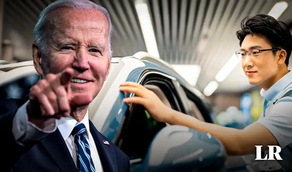 Joe Biden intenta proteger el mercado estadounidense con novedosa propuesta automotriz | Lr / Composición Gerson Cardozo