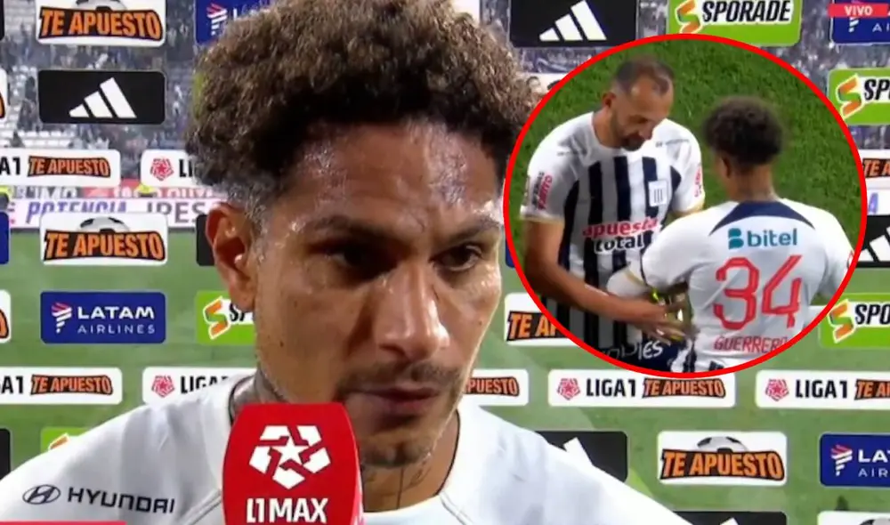 Paolo Guerrero habló sobre el gesto que tuvo Hernán Barcos con él. Foto: captura/L1 Max