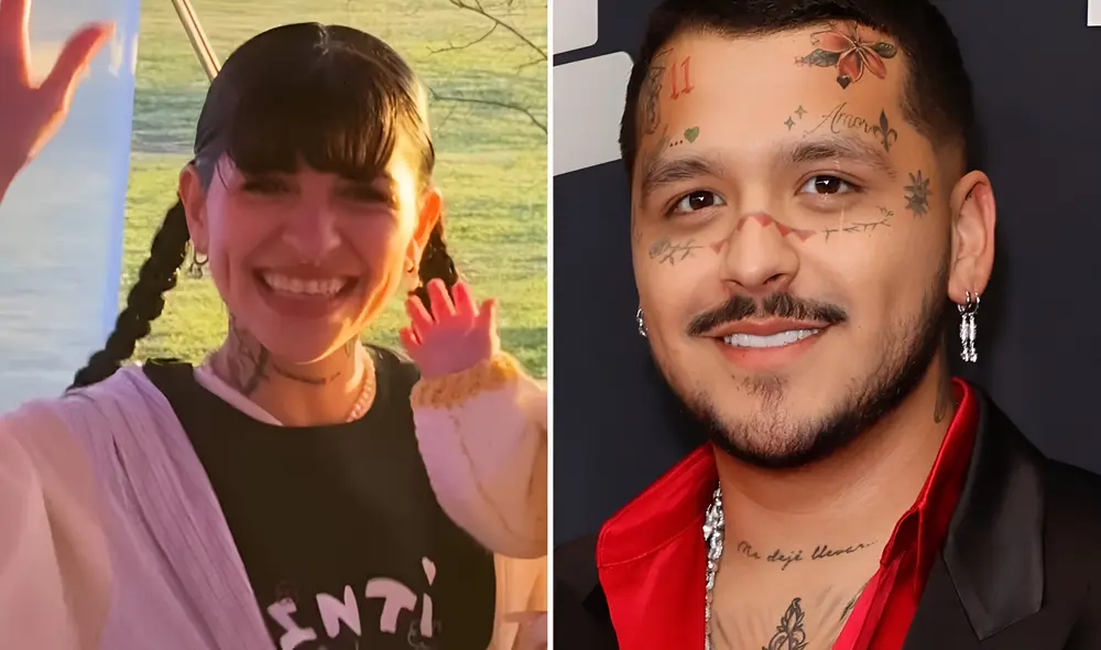 Nodal y Cazzu se separaron poco después del nacimiento de su hija Inti. Foto: composición LR/Instagram/AFP