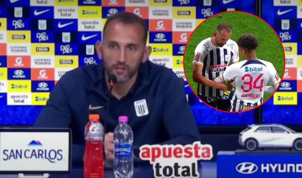 Hernán Barcos le dio el triunfo a Alianza Lima en Matute. Foto: composición LR/captura de L1A MAX