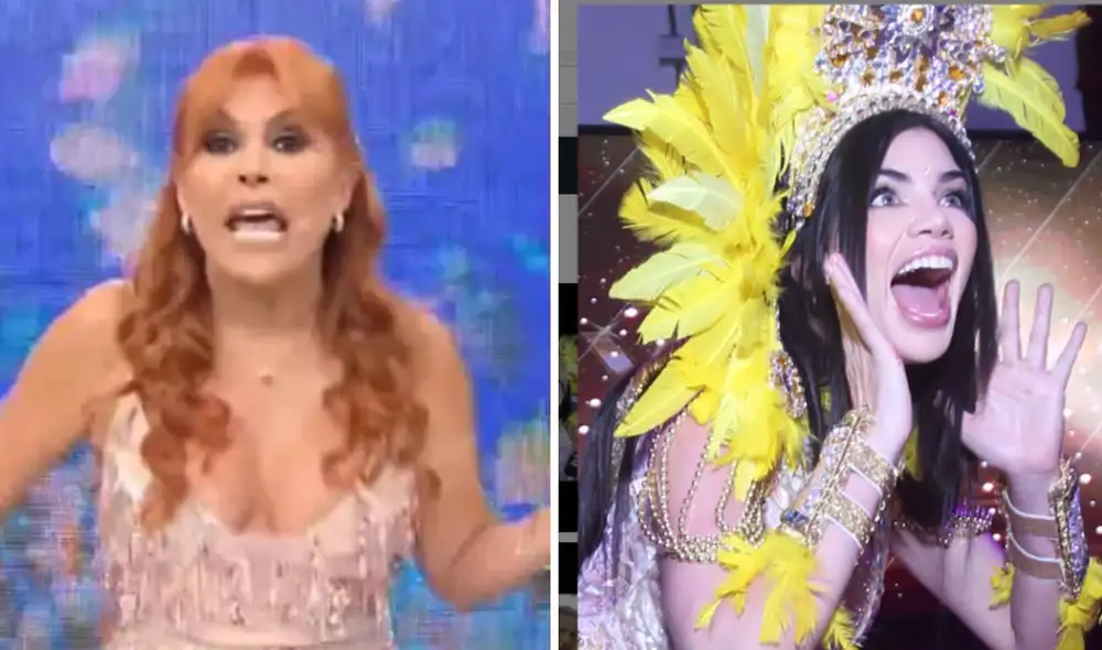 Magaly critica a Samantha Batallanos tras debutar como vedette. Foto: composición LR