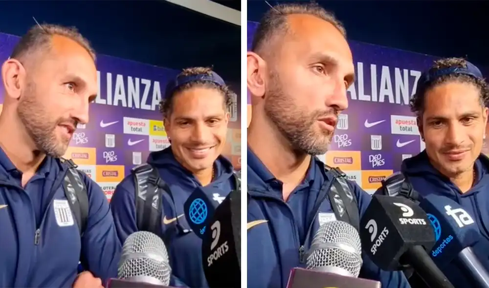 Paolo Guerrero y Hernán Barcos demostraron tener una buena relación en Alianza Lima. Foto: composición LR/captura de TikTok
