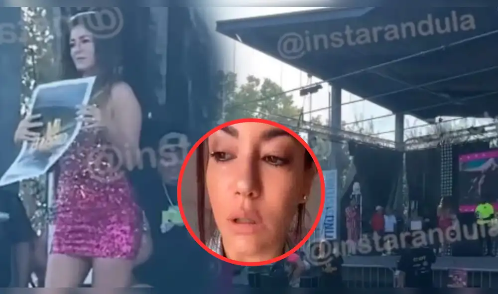 Tilsa Lozano fue parte de un evento, pero ocurrió un momento peculiar. Foto: Composición LR/difusión/Instarándula