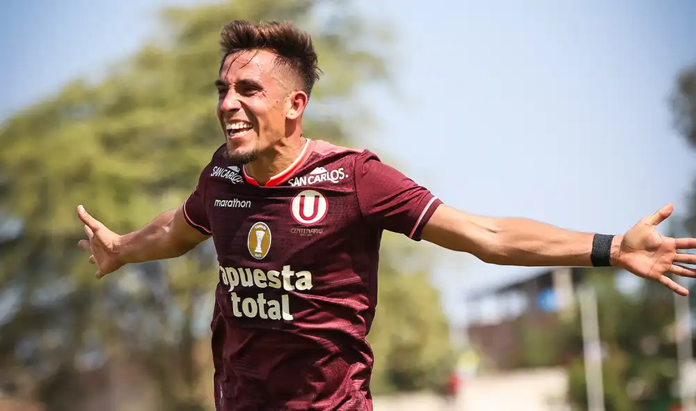 Pérez Guedes llegó a los 8 goles este 2024 tras su doblete. Foto: X/Universitario