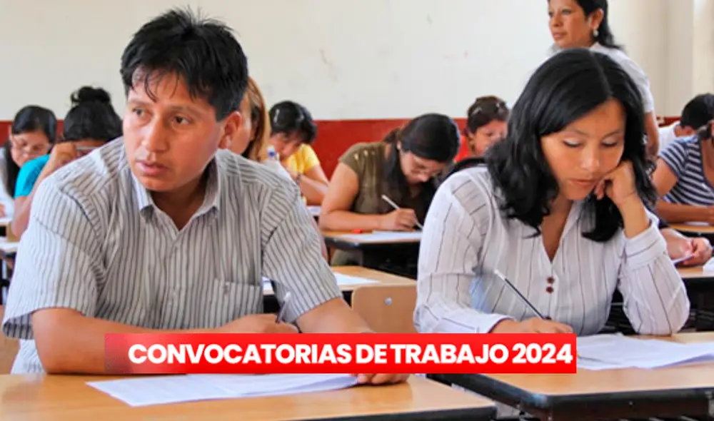La convocatoria de trabajo es hasta el 23 de este mes. Foto: Andina La convocatoria de trabajo es hasta el 23 de este mes. Foto: Andina