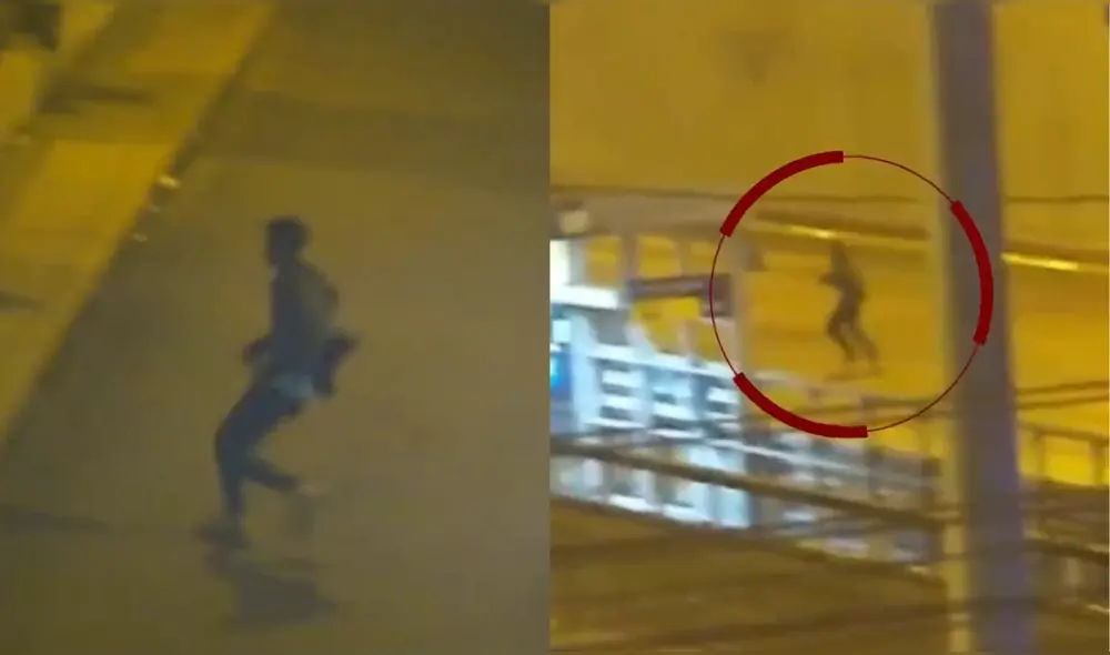 Supuesto ladrón actuó se forma intrépida para intentar escapar de las autoridades. Foto: Captura América Noticias