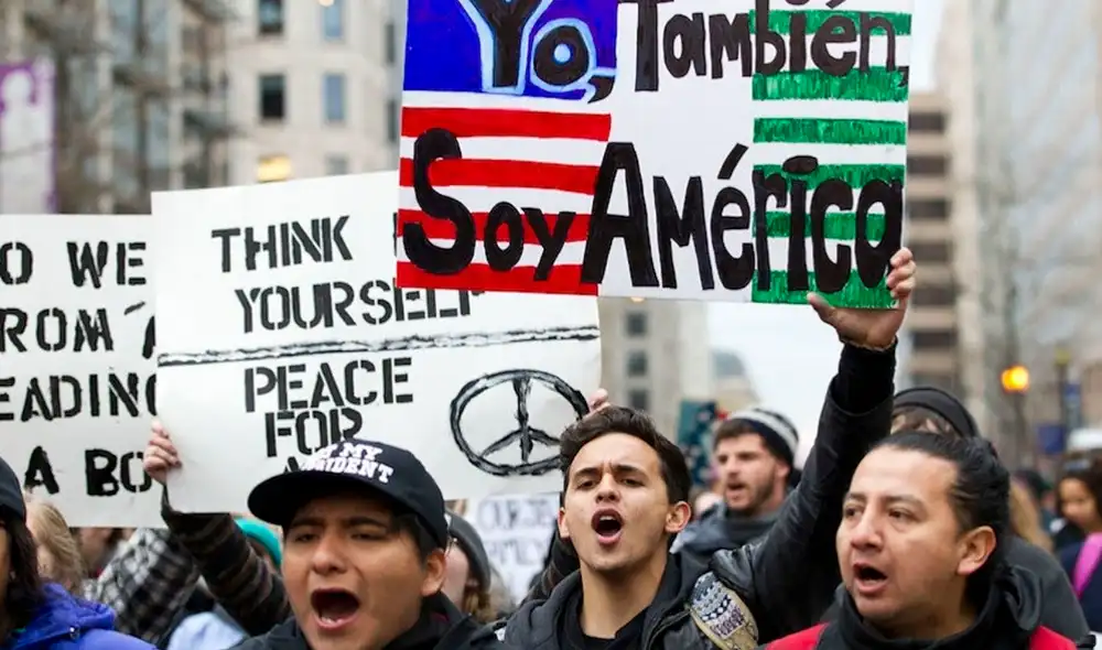 La comunidad hispana en Estados Unidos es la mayor comunidad minoritaria en el país norteamericano y en el mes de septiembre se celebra el Mes Nacional de la Herencia Hispana. Foto: AFP