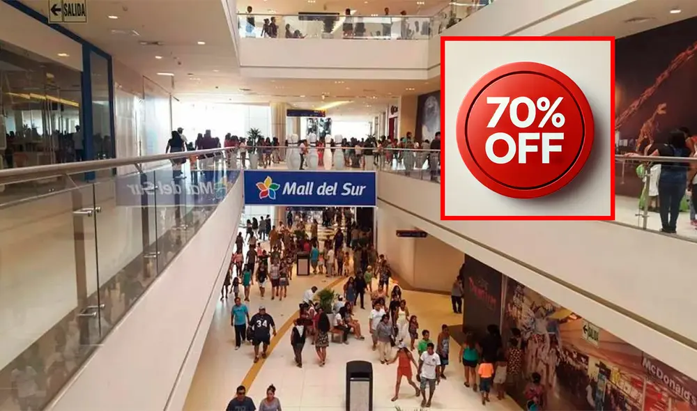 Centros comerciales, como Mall del Sur, esperan aumentar sus ventas en 30% por el Día del Shopping. Foto: composición LR/My Guide Perú