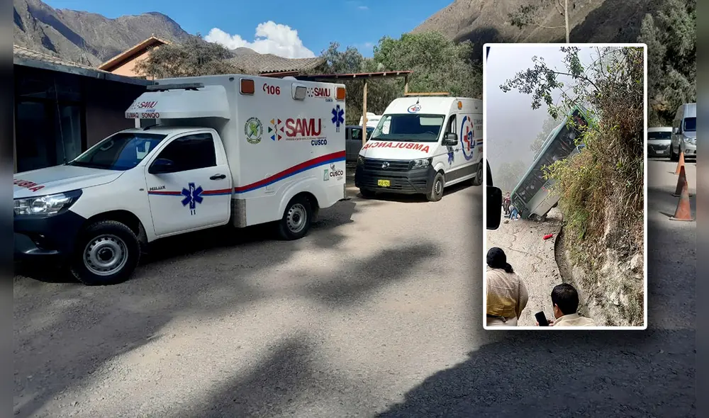 Lista de heridos del accidente en Machu Picchu, Cusco. Foto: composición LR/difusión.