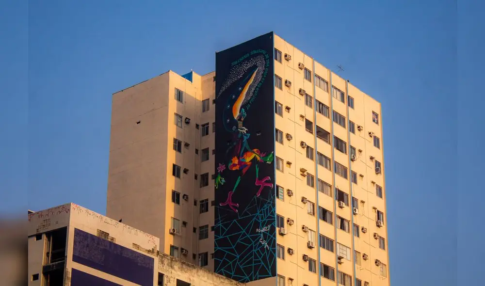 Obra de Rember Yahuarcani. Foto: Alex Costa.