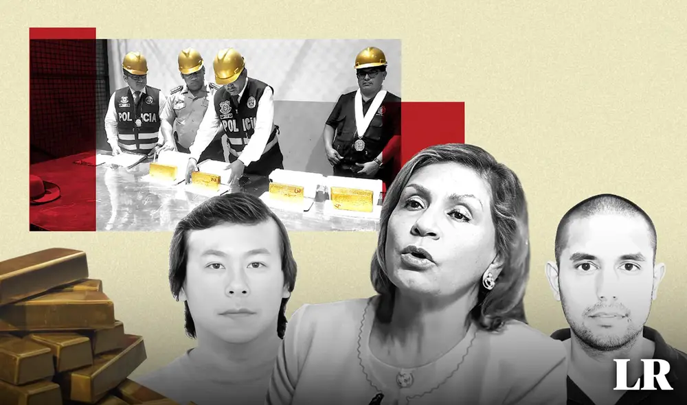 El fiscal Lucio Sal y Rosas, incautó y devolvió 40 kilos de oro a Javier Miu Lei. Pero su primo Iván Siucho afirma que este le pidió ayuda para recuperar el metal con ayuda de la fiscal Peralta por intermedio de Chibolín. Foto: composición LR