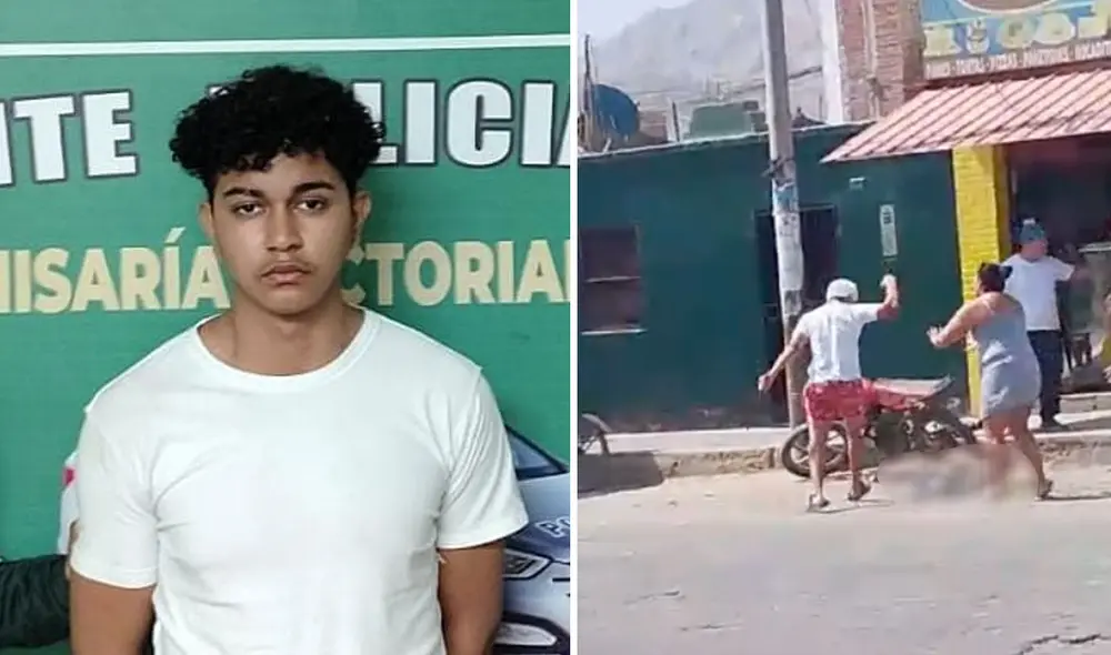 Transeúntes grabaron video y lo difundieron en redes. Foto: composición LR/PNP