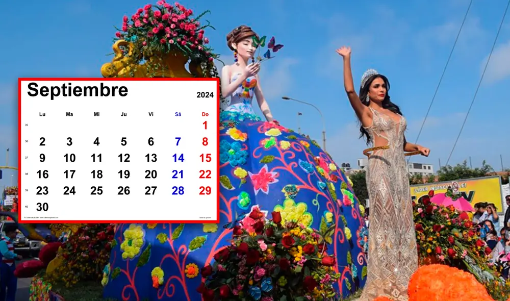 El 27 de septiembre es feriado en Trujillo gracias a la celebración del Festival Internacional de la Primavera. Foto: composición LR/Andina