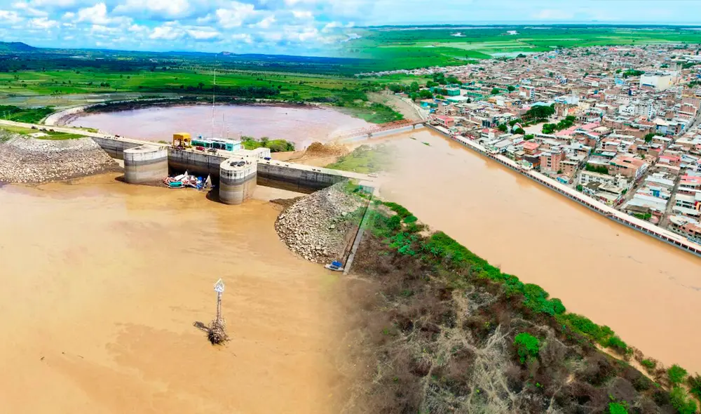 Río Chira ha registrado su caudal más bajo en los últimos 90 años. Foto: composición LR Río Chira ha registrado su caudal más bajo en los últimos 90 años. Foto: composición LR