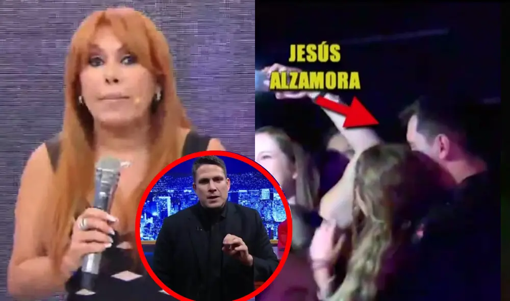 Magaly Medina afirmó que no cree que Jesús Alzamora y su esposa hayan estado separados en el momento del ampay. Foto: Composición LR/Captura ATV