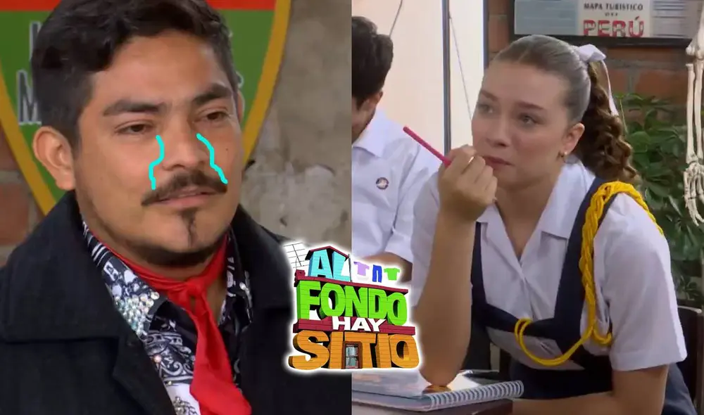 Joel quedó con la boca abierta luego que Maripaz le diera tremenda troleada en ‘Al fondo hay sitio’. Foto: composición LR/América TV