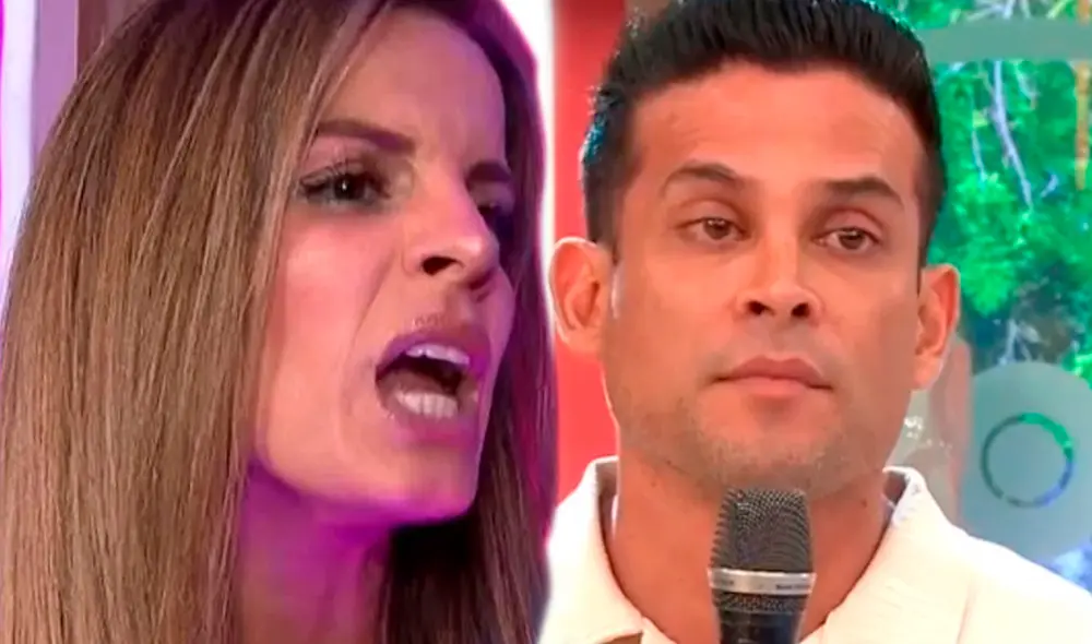 Alejandra Baigorria descartó amistad con Christian Domínguez. Foto: Composición LR/Captura/Instagram/Captura/América TV