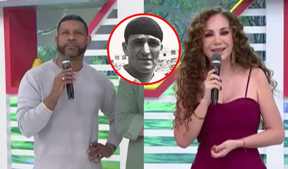 Edson Dávila suele jugar bromas a Janet Barboza con referencia a su edad en ‘América hoy’. Foto: composición LR/captura/Universitario Edson Dávila suele jugar bromas a Janet Barboza con referencia a su edad en ‘América hoy’. Foto: composición LR/captura/Universitario