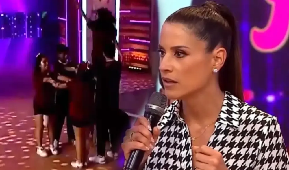 María Pía Copello se solidariza con nefasta caída de estudiante. Foto: Composición LR/América Televisión