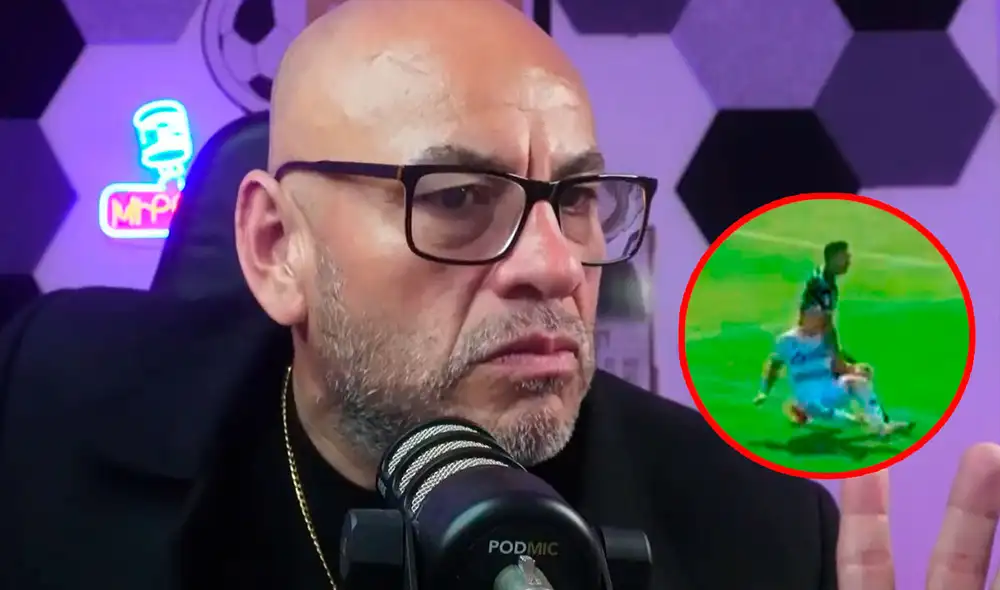 Mr. Peet considera que no fue penal la acción de Renzo Garcés contra Neri Bandiera en el Alianza Lima vs Atlético Grau. Foto: composición LR/captura de YouTube/Mr. Peet Channel/L1 Max
