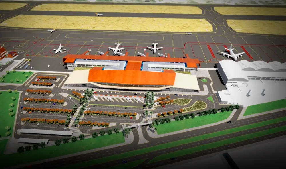 Aeropuerto en Perú contará con terminal terrestre. Foto: Difusión Aeropuerto en Perú contará con terminal terrestre. Foto: Difusión