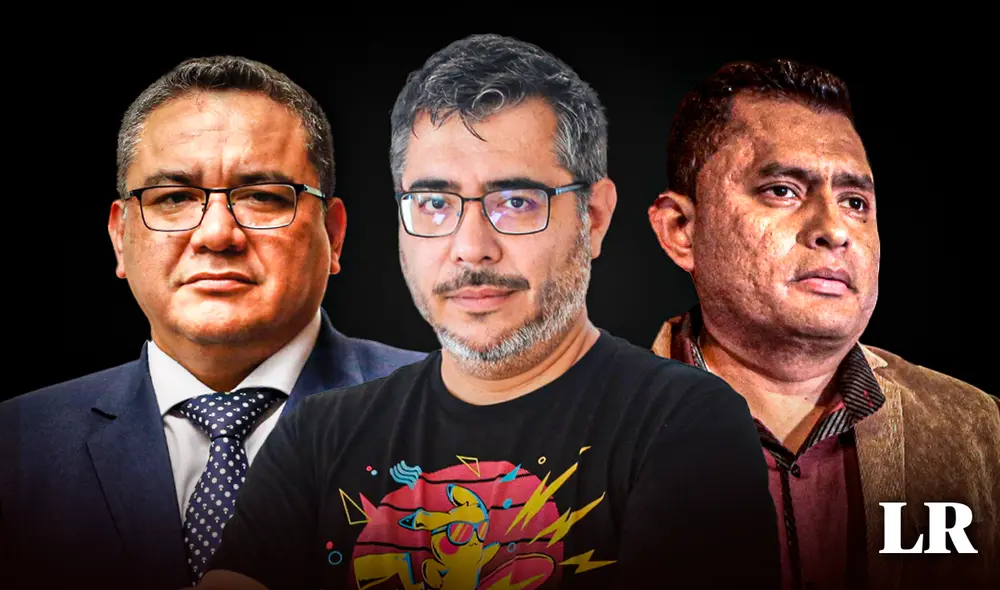 Juan Santiváñez buscó controlar al periodista de La Encerrona. Foto: Composición La República